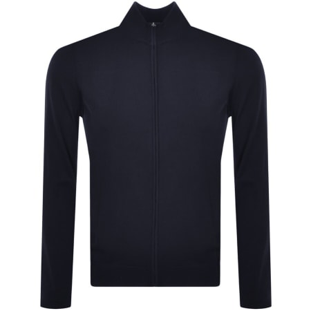 Product Image for BOSS Balonso Full Zip Knit Jumper Navy