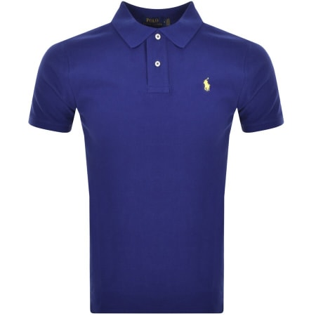 Recommended Product Image for Ralph Lauren Slim Fit Polo T Shirt Blue