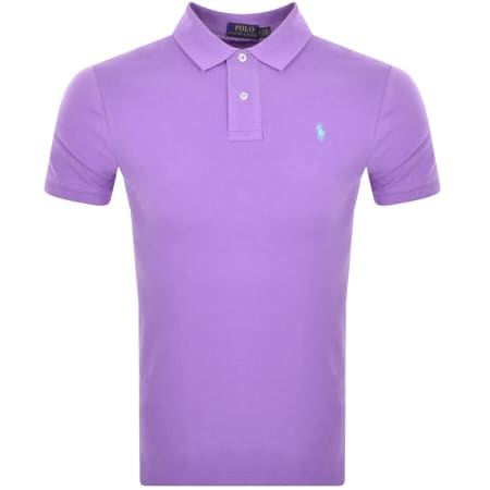 Product Image for Ralph Lauren Slim Fit Polo T Shirt Purple
