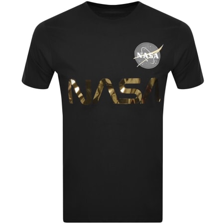 Product Image for Alpha Industries Nasa Reflective T Shirt Black