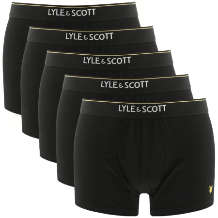 Product Image for Lyle And Scott Five Pack Trunks Black