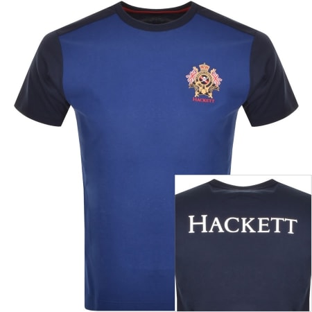 Product Image for Hackett Crest Logo T Shirt Navy