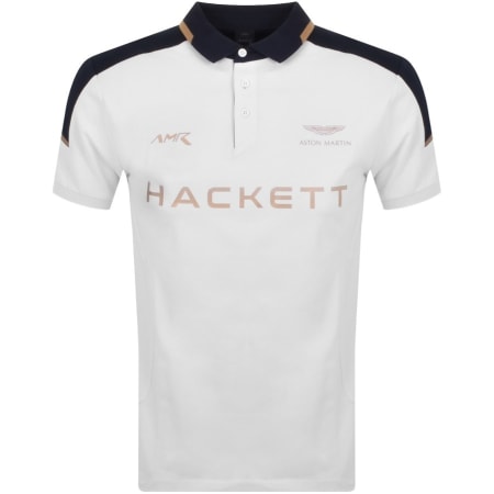 Product Image for Hackett Logo Polo T Shirt White