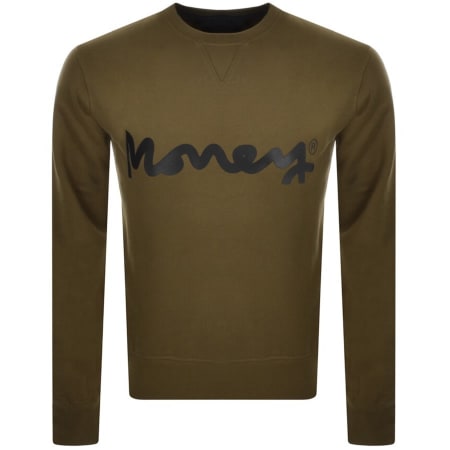 Product Image for Money Logo Sweatshirt Khaki