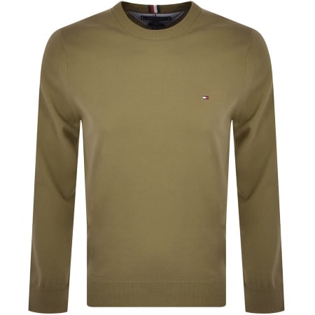Product Image for Tommy Hilfiger Crew Neck Sweatshirt Khaki