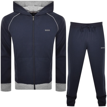 Product Image for BOSS Bodywear Lounge Hooded Tracksuit Navy