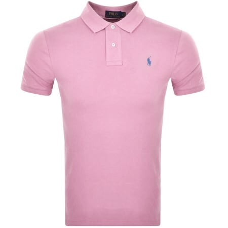 Product Image for Ralph Lauren Slim Fit Polo T Shirt Pink