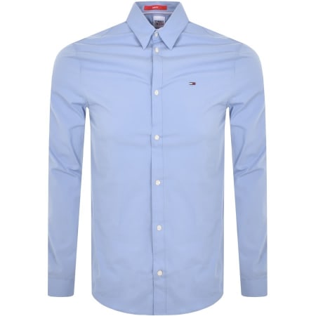 Recommended Product Image for Tommy Jeans Long Sleeved Shirt Blue