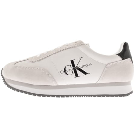 Product Image for Calvin Klein Jeans Retro Runner Trainers Beige