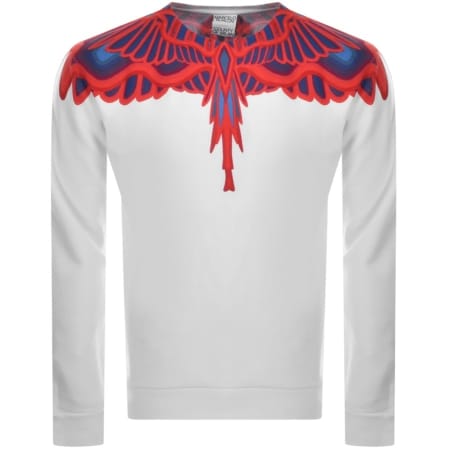 Product Image for Marcelo Burlon Curved Wings Sweatshirt White
