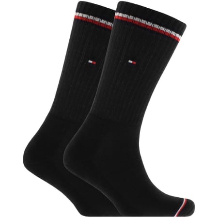 Product Image for Tommy Hilfiger Two Pack Iconic Socks Black
