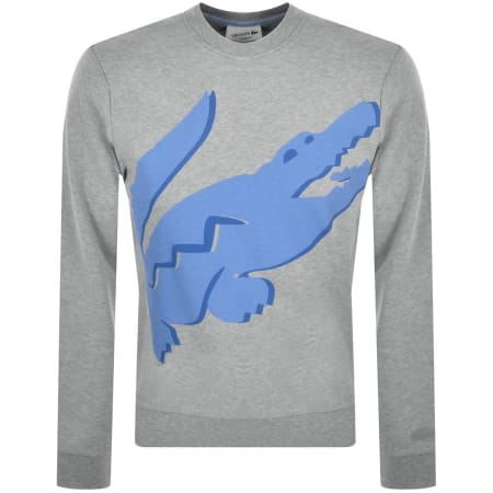 Product Image for Lacoste Crew Neck Sweatshirt Grey