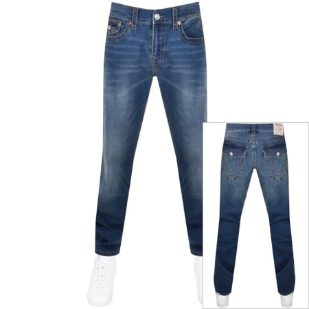 Product Image for True Religion Ricky Flap Mid Wash Jeans Blue