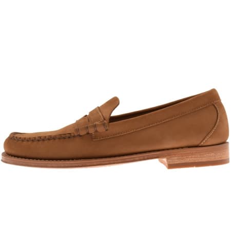 Product Image for GH Bass Weejun Heritage Suede Loafers Brown