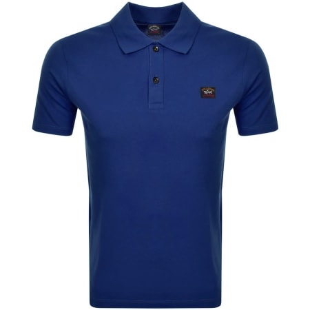 Product Image for Paul And Shark Short Sleeved Polo T Shirt Blue