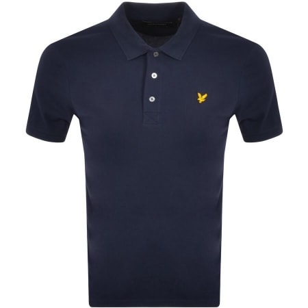 Product Image for Lyle And Scott Short Sleeved Polo T Shirt Navy