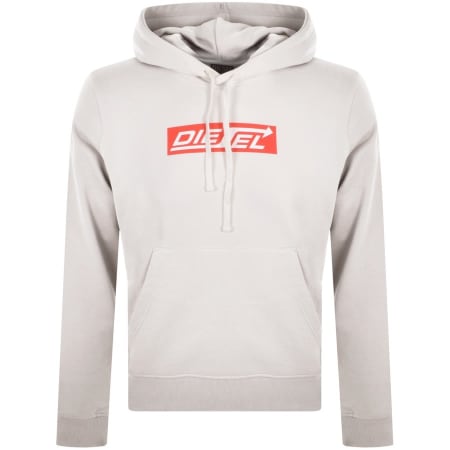 Product Image for Diesel S Ginn Logo Hoodie White