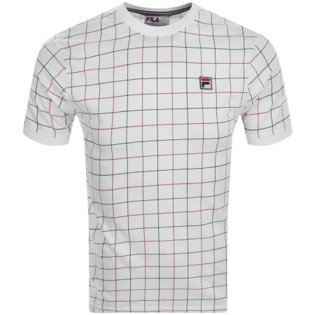 Product Image for Fila Vintage Casbian Crew Neck T Shirt White