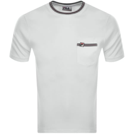 Product Image for Fila Vintage Tonetto Crew Neck T Shirt White