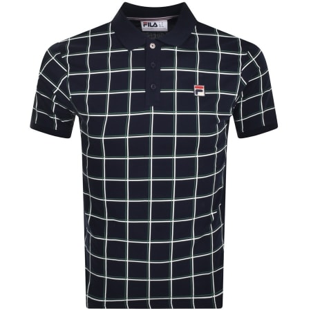 Product Image for Fila Vintage Spin Polo T Shirt Navy