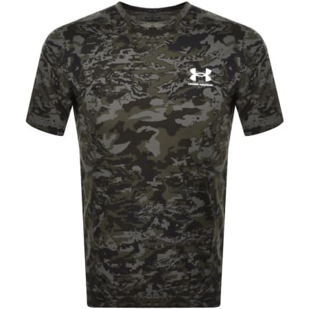 Product Image for Under Armour Loose Camo Short Sleeve T Shirt Green
