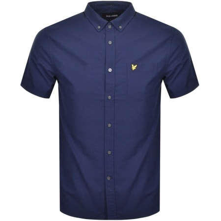 Product Image for Lyle And Scott Oxford Short Sleeve Shirt Navy