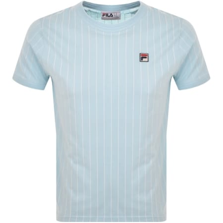 Product Image for Fila Vintage Guilo Pinstripe T Shirt Blue