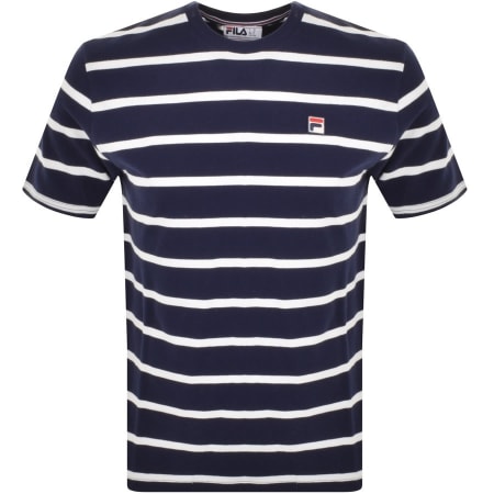 Product Image for Fila Vintage Deny Stripe T Shirt Navy