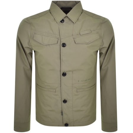 Product Image for G Star Raw Worker Overshirt Khaki
