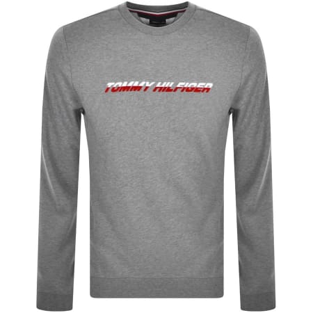 Product Image for Tommy Hilfiger Logo Sweatshirt Grey