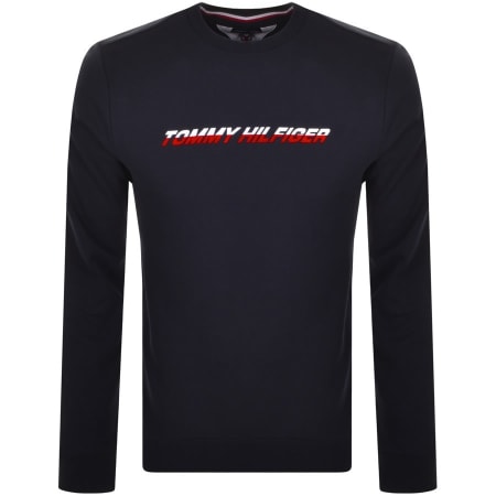 Product Image for Tommy Hilfiger Logo Sweatshirt Navy