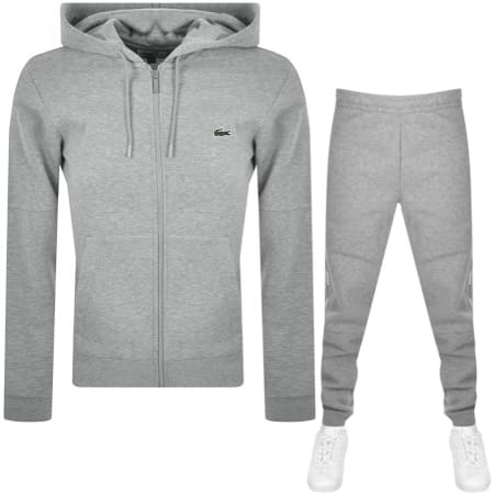 Product Image for Lacoste Full Zip Hooded Tracksuit Grey