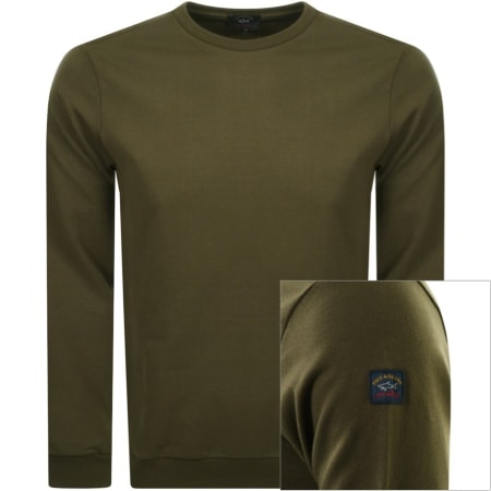 Product Image for Paul And Shark Crew Neck Sweatshirt Green