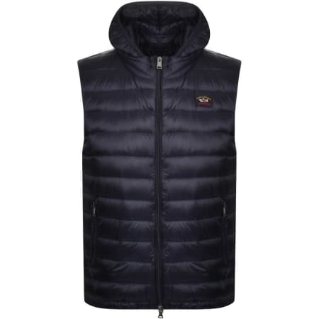 Product Image for Paul And Shark Padded Hooded Gilet Blue