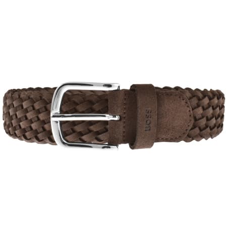 Product Image for BOSS Leather Icon V Belt Brown