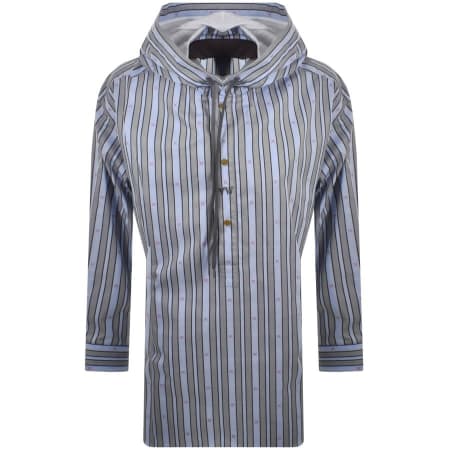 Product Image for Vivienne Westwood Oversized Hooded Overshirt Blue