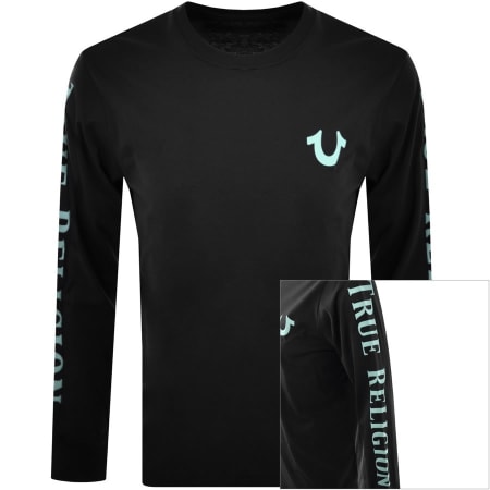 Product Image for True Religion Long Sleeved T Shirt Black