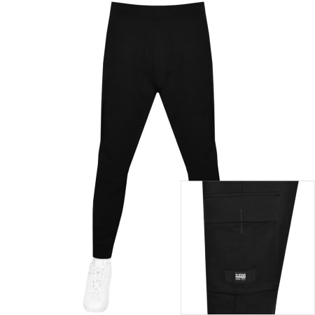 Product Image for G Star Raw Cargo Pocket Jogging Bottoms Black