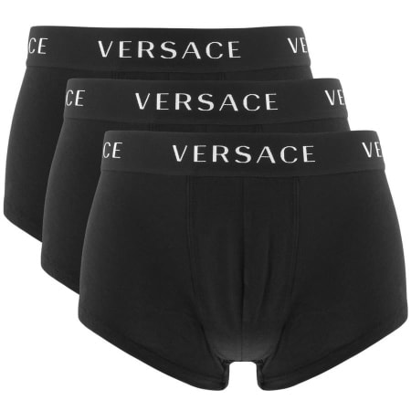 Product Image for Versace Three Pack Trunks Underwear Black