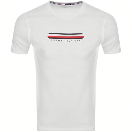 Product Image for Tommy Hilfiger Logo T Shirt White
