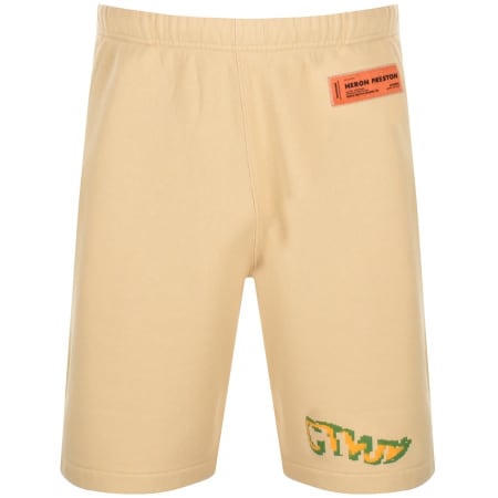 Product Image for Heron Preston Pixel Jersey Shorts Beige