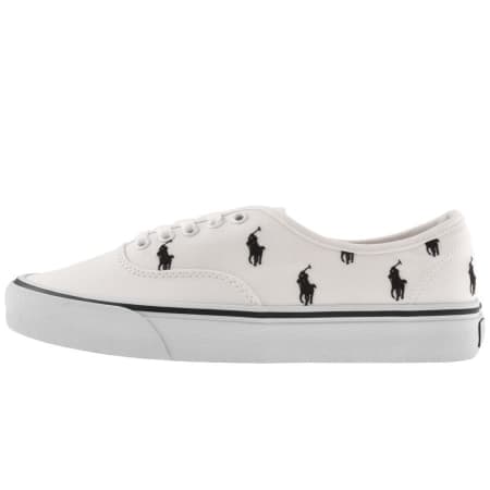 Product Image for Ralph Lauren Keaton Canvas Trainers White