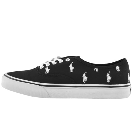 Product Image for Ralph Lauren Keaton Canvas Trainers Black