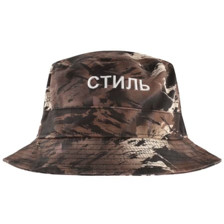 Product Image for Heron Preston Camouflage Bucket Hat Brown