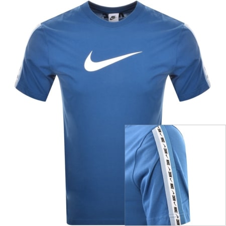 Product Image for Nike Repeat Logo T Shirt Blue