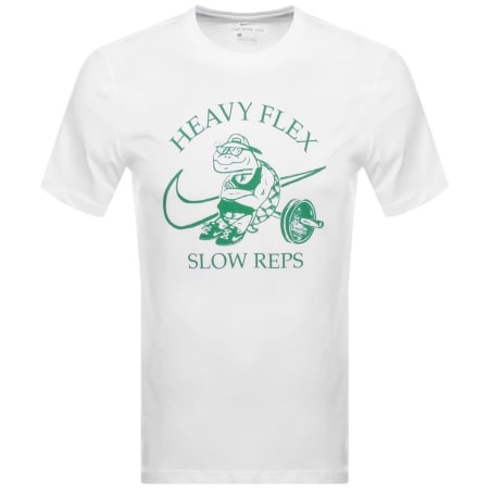 Product Image for Nike Training Dri Fit Humour Logo T Shirt White