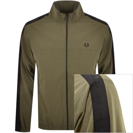 Product Image for Fred Perry Tonal Taped Shell Jacket Khaki