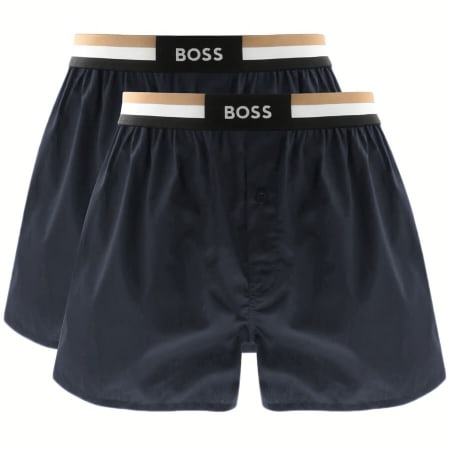 Product Image for BOSS Underwear Two Pack Boxer Shorts Navy