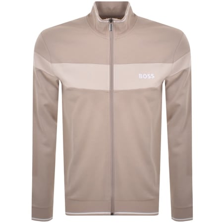 Product Image for BOSS Full Zip Sweatshirt Beige