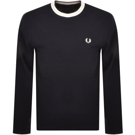 Product Image for Fred Perry Crew Neck Sweatshirt Navy